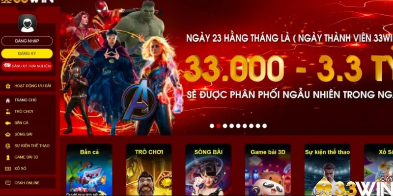 Giới thiệu 33Win - Cổng game uy tín hàng đầu Việt Nam